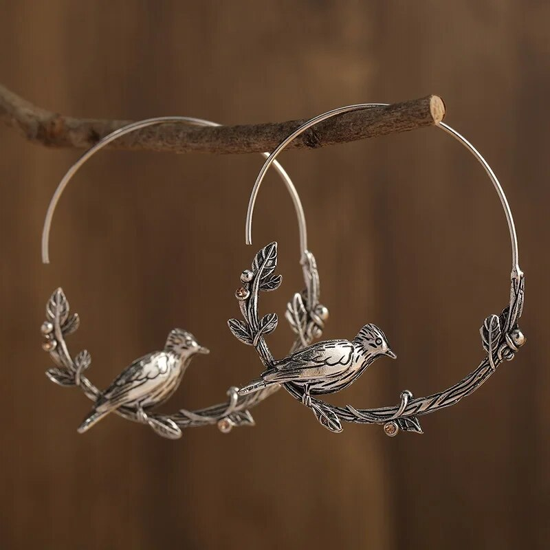 Pendientes Vintage de Pajarito
