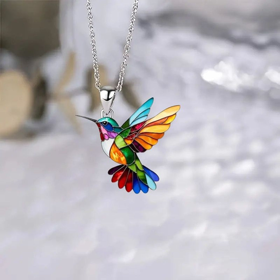 Collar de Colibrí Colorido