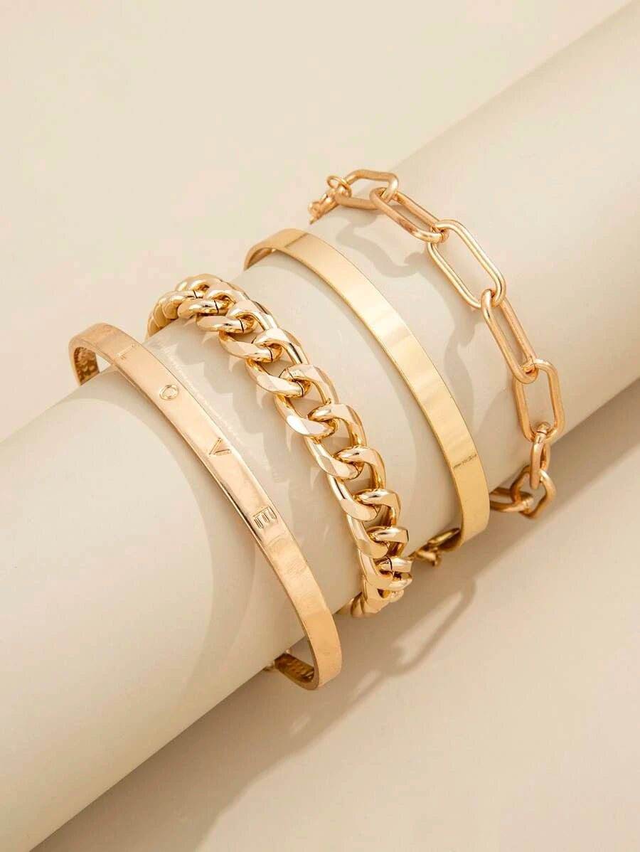 Set de 4 pulseras Deja