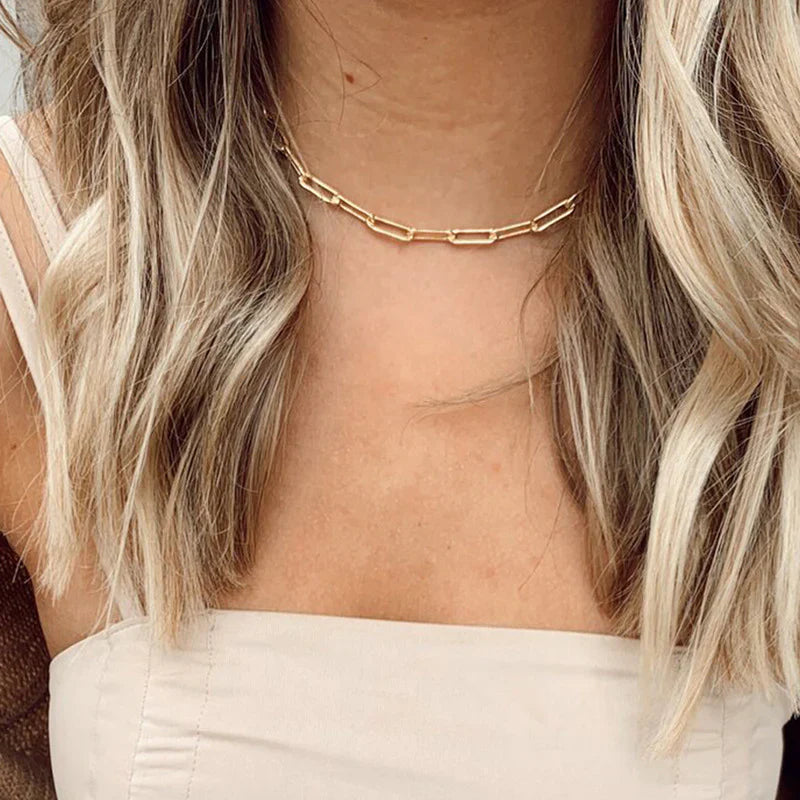 Collar Elegante de Cadena Archen | Oro