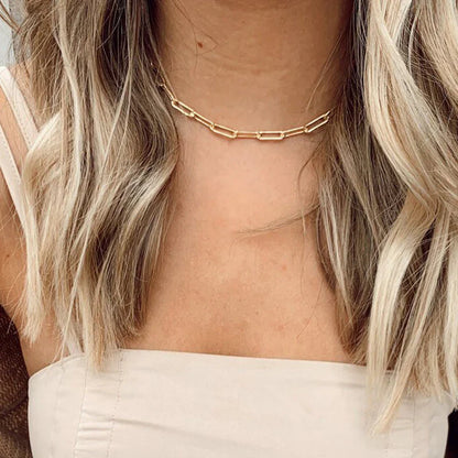 Collar Elegante de Cadena Archen | Oro