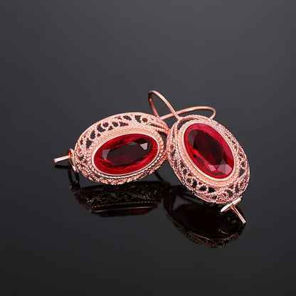 Aretes Talessia Rougefort | Oro Rosa