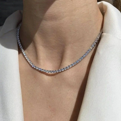 Collar de cadena de tenis
