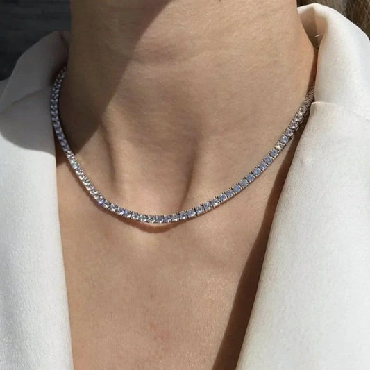 Collar de cadena de tenis