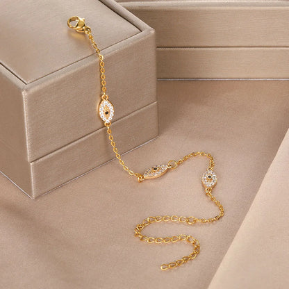 Pulsera del Ojo Malvado con diamantes