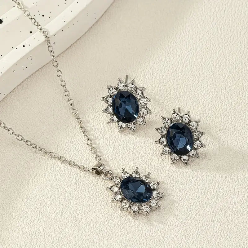 Set de joyería Katya Azuryn | Oro Blanco
