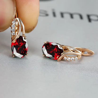 Aretes Veressa Ruberine | Oro