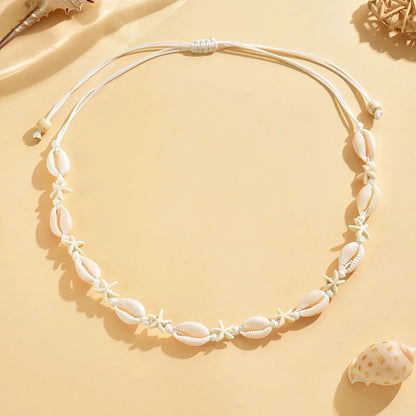 Collar Trenzado Ajustable con Acabado Oceánico