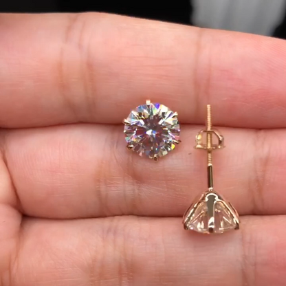 Aretes Tera | Oro Blanco