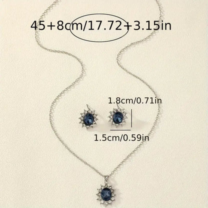 Set de joyería Katya Azuryn | Oro Blanco