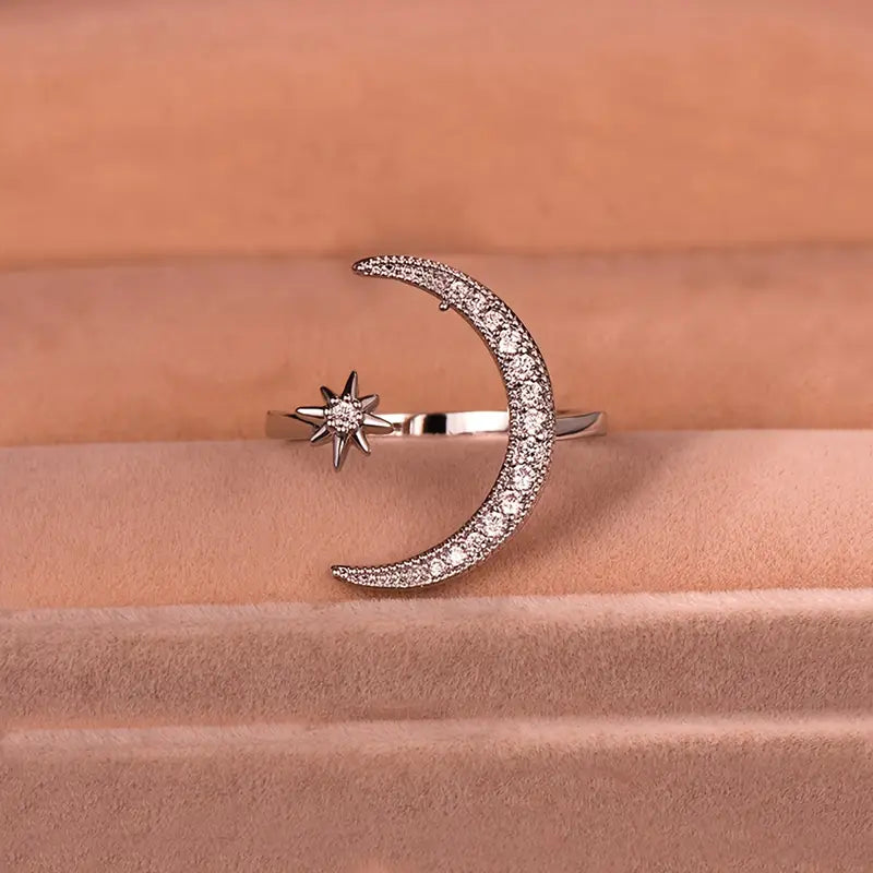 Anillo Bohemio Luna creciente