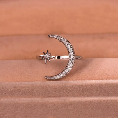 Anillo Bohemio Luna creciente