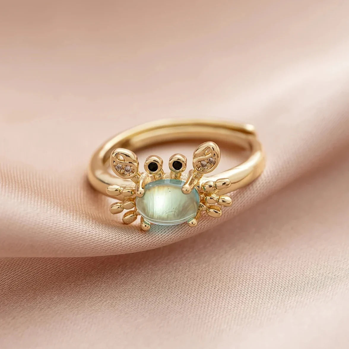 Anillo de Cangrejo Ajustable Elegante