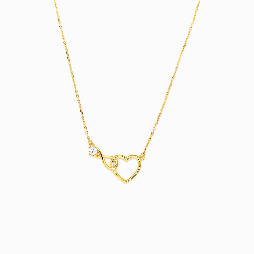 Collar Corazón Infinito