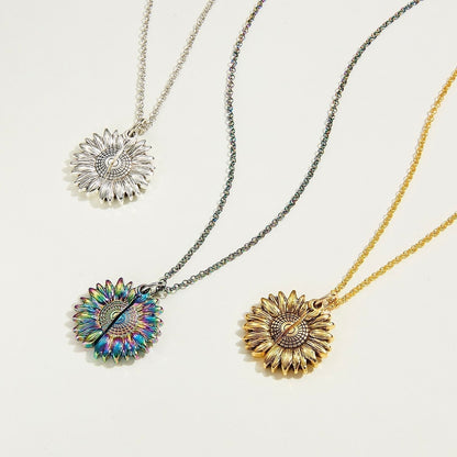 Colgante de Girasol en Plata