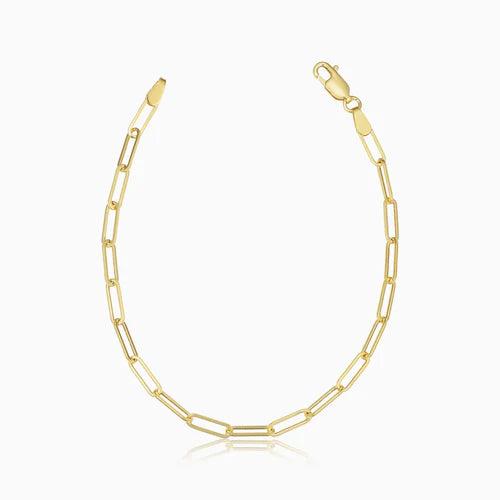 Pulsera Venice Link | Oro Blanco