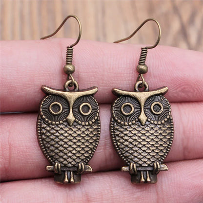 Pendientes Bohemios Vintage de Búho