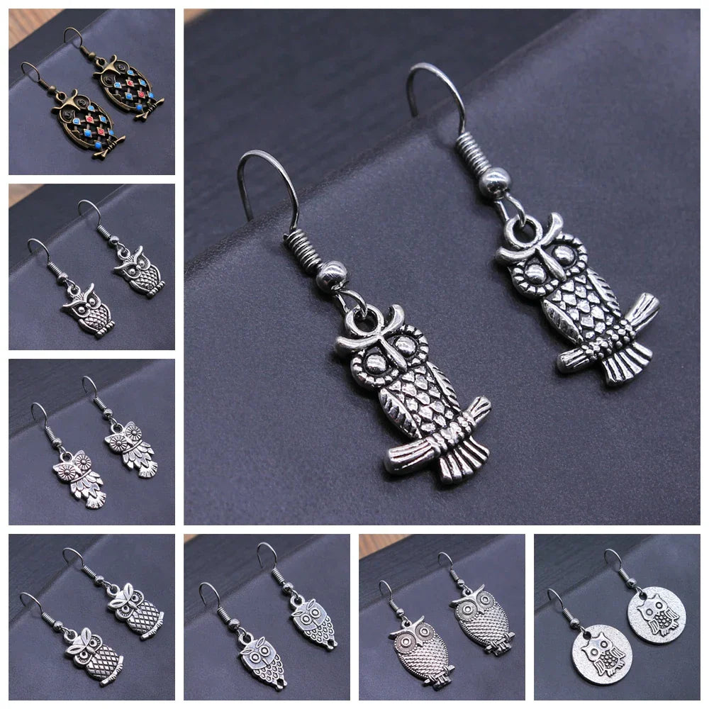 Pendientes Bohemios Vintage de Búho