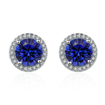 Pendientes Lucia Celestine | Oro Blanco