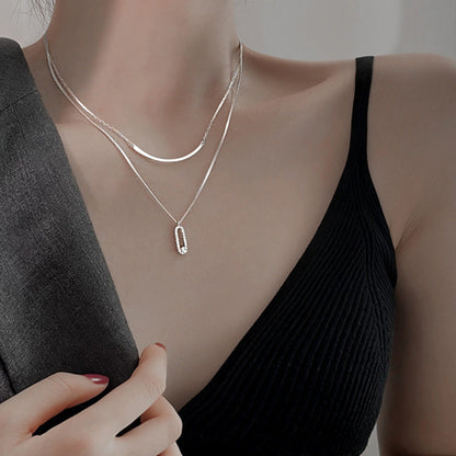 Collar de cristales superpuestos Gia