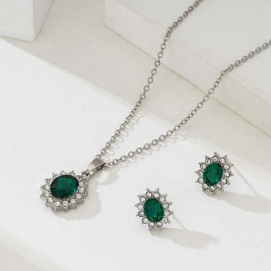 Set de Joyería Katya Smeryn | Oro Blanco