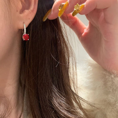 Aretes Celira Orvane | Oro Blanco