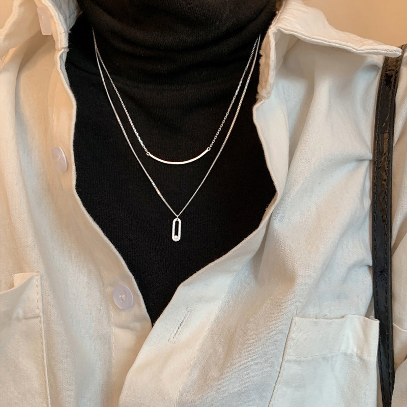 Collar de cristales superpuestos Gia