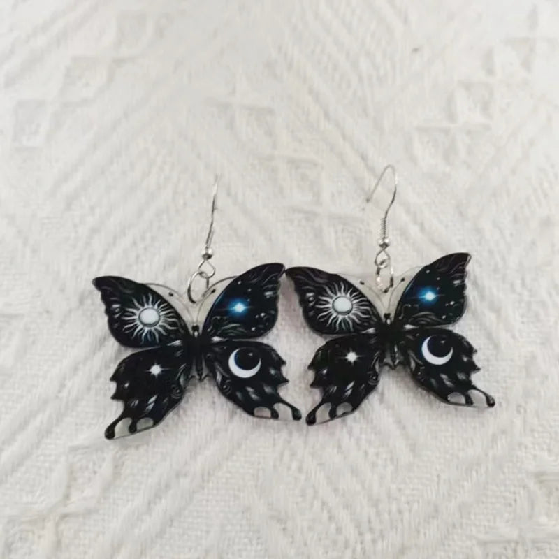 Pendientes de Mariposa, Sol y Luna