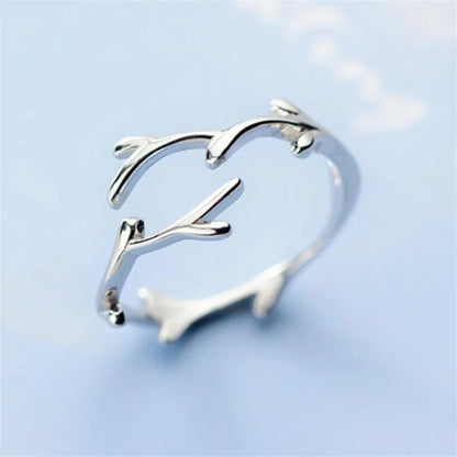 Anillo de Rama en Plata de Ley