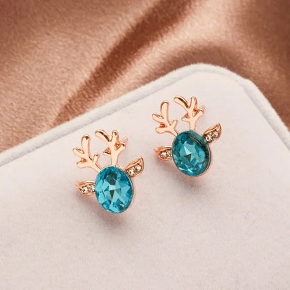 Pendientes de Cristal de Reno Festivos