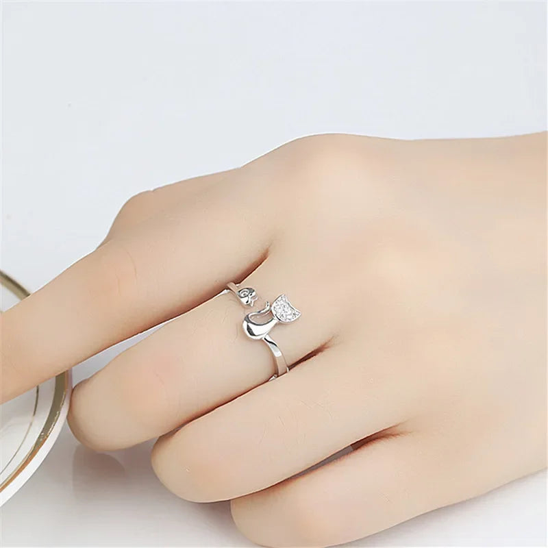 Anillo Abierto de Gato Lindo