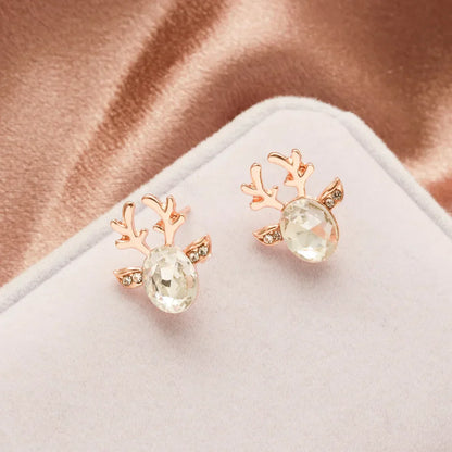 Pendientes de Cristal de Reno Festivos