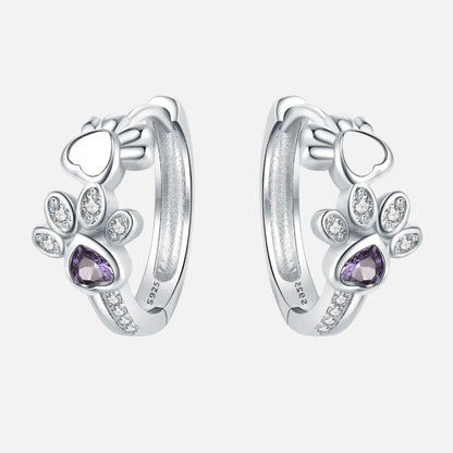 Pendientes de Pata en Plata de Ley 925