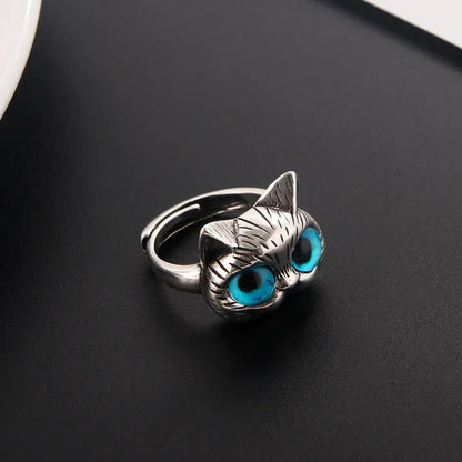Anillo de Gato de Ojos Azules