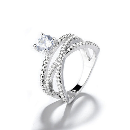 Anillo de doncella entrelazada