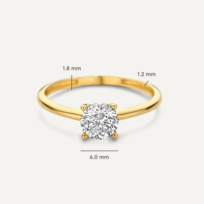 Anillo Savaya El Playa | Oro Blanco