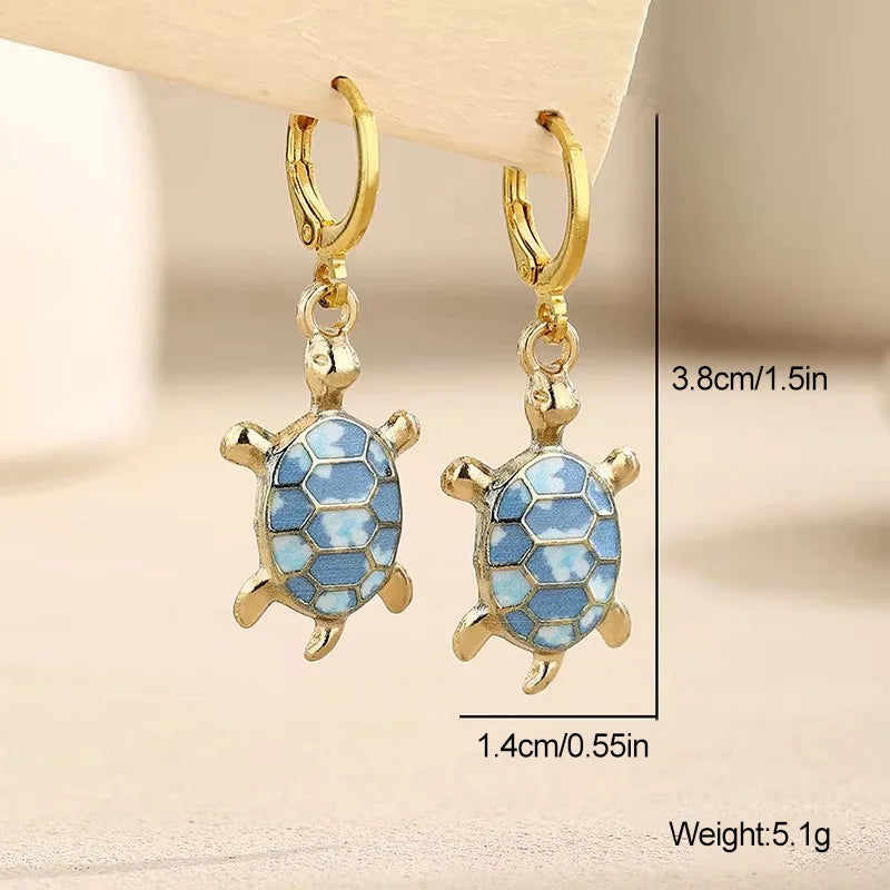Pendientes de Tortuga Marina