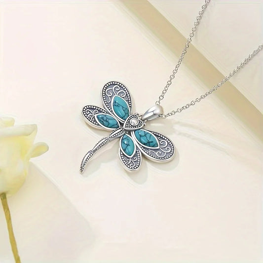 Collar de Plata de los Sueños de la Libélula