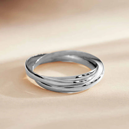 Anillo Lena Trielle | Oro Blanco