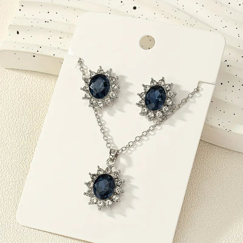 Set de joyería Katya Azuryn | Oro Blanco