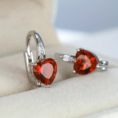 Aretes Lunara Emberelle | Oro Blanco