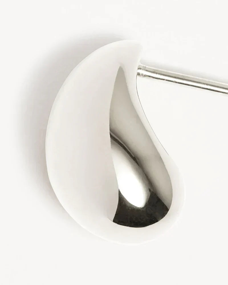 Aretes Colgantes Mato | Oro Blanco