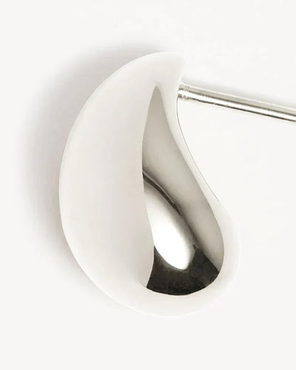 Aretes Colgantes Mato | Oro Blanco