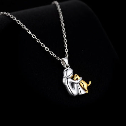 Collar de Abrazo de Perro con Pendientes de Regalo
