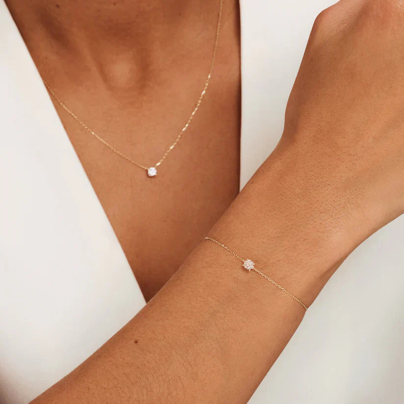 Set de Piedra de Moisanita Cléa | Oro