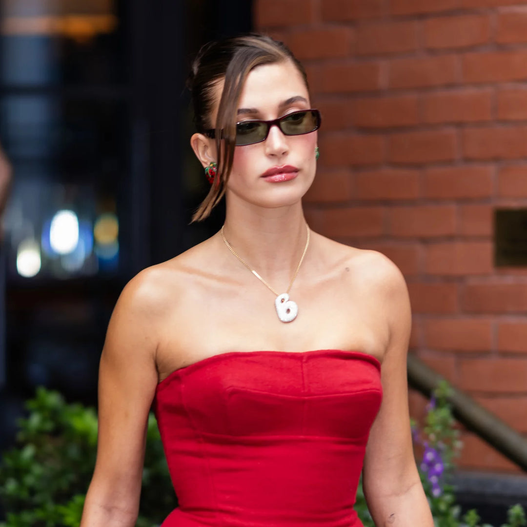 Collar de inicial con burbujas Hailey