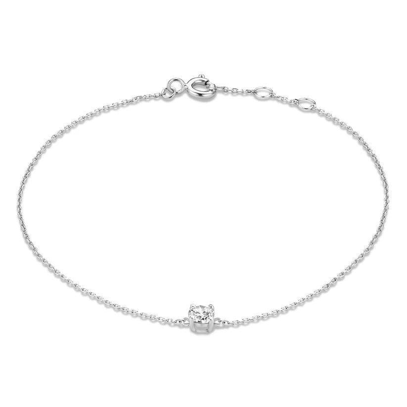 Pulsera con Piedra Cléa | Oro Blanco