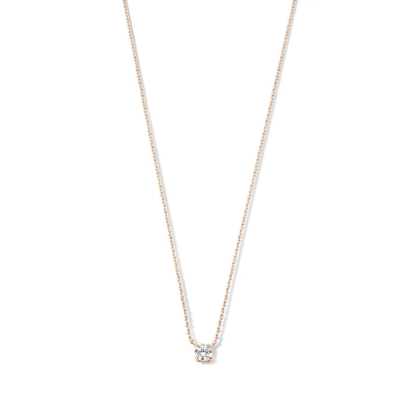 Collar con Piedra Clea | Oro Blanco