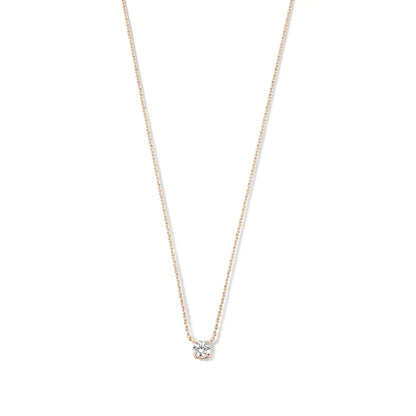 Collar con Piedra Clea | Oro Blanco