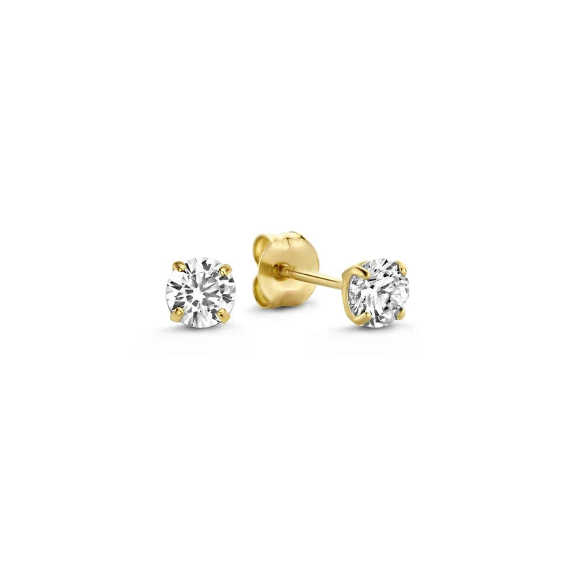 Set de Aretes con Piedras Larmes de Lune | Oro Blanco